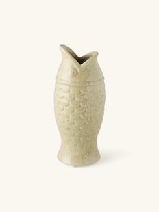 Vaas - Porselein. 18 cm. - Sand - Søstrene Grene Vaas - Porselein. 18 cm. - Sand - Søstrene Grene