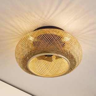 Lucande plafondventilator met licht Cordie, DC, stil, Ø 53 cm