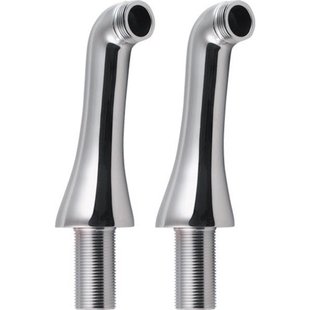 Bad Mixer Dek Standaarden 2x Sapho Antea 14 cm Chroom