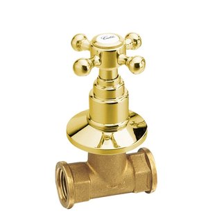 Kruisgreep Koud Water Sapho Antea 6x6 cm Goud