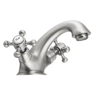 Wastafelkraan Lang met Pop-Up Waste Sapho Antea Zilver