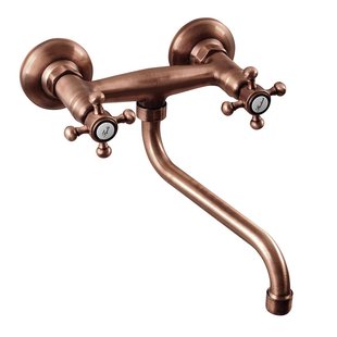 Wastafelkraan Muurbevestiging Mengkraan Sapho Antea Kopper