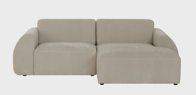 Hoekbank Mattis rechts 2.5-zits bouclé | NADUVI Collection