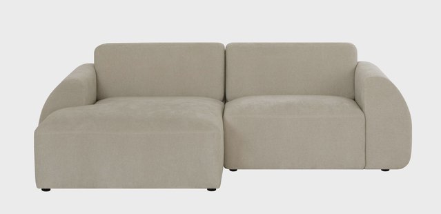 Hoekbank Mattis links 2.5-zits bouclé | NADUVI Collection