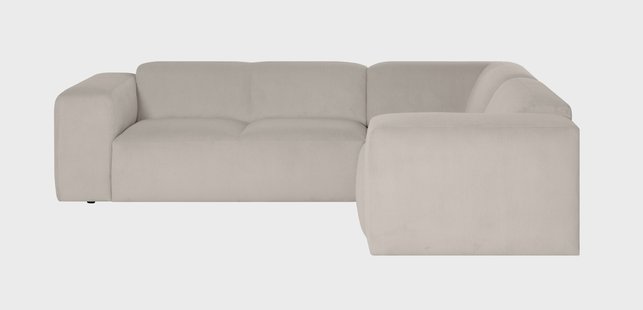 Hoekbank Hilton 5-zits ribstof | NADUVI Collection