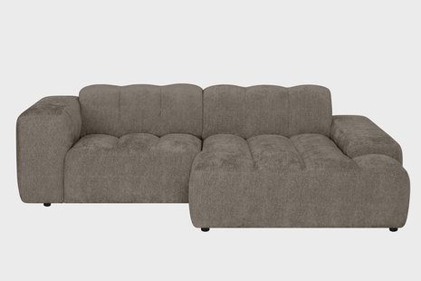 Hoekbank Sandro rechts 2.5-zits chenille | NADUVI Collection
