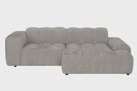 Hoekbank Sandro rechts 2.5-zits chenille | NADUVI Collection