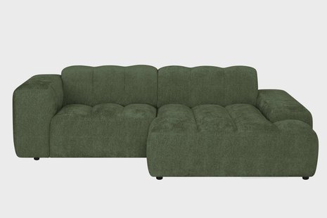 Hoekbank Sandro rechts 2.5-zits groot chenille | NADUVI Collection