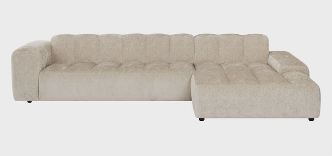 Hoekbank Sandro rechts 4-zits groot | NADUVI Collection