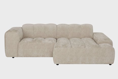 Hoekbank Sandro rechts 2.5-zits chenille | NADUVI Collection