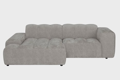 Hoekbank Sandro links 2.5-zits groot chenille | NADUVI Collection