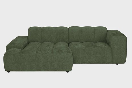 Hoekbank Sandro links 2.5-zits groot chenille | NADUVI Collection