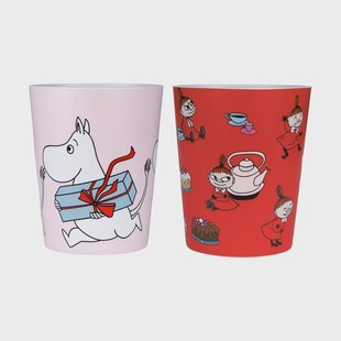 Rätt Start Moomin Little My tumblermokken 20 cl 2-pack Rood-roze