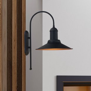 ROYALTECH Wandlamp Lorato, zwart, hoogte 48 cm, metaal, E27