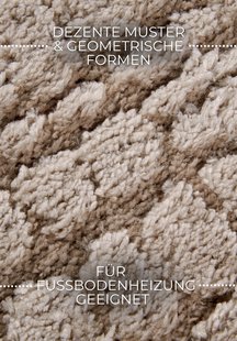 Hanse Home - Elle Decoration Gallery High Pile Rug Artistique Beige - 200x280 cm