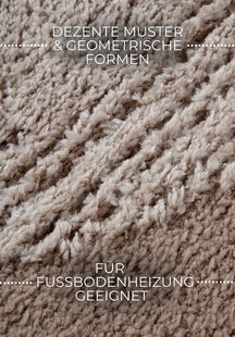 Hanse Home - Elle Decoration Gallery High Pile Rug Bartoux Beige - 200x280 cm