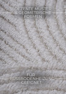 Hanse Home - Elle Decoration Gallery High Pile Rug Chappe Cream White - 160x235 cm