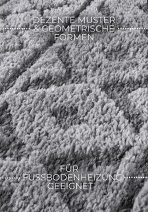 Hanse Home - Elle Decoration Gallery High Pile Carpet Itinerance Light Grey - 80x240 cm