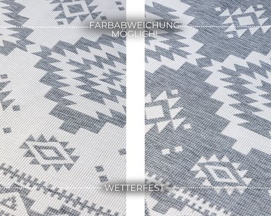 Hanse Home - Elle Decoration Gemini In- and Outdoor Reversible Rug Dynamic Silver - 120x170 cm