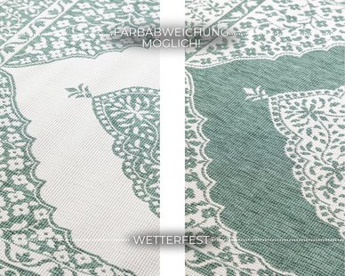 Hanse Home - Elle Decoration Gemini In- and Outdoor Reversible Rug Meekly Green - 80x150 cm Hanse Home - Elle Decoration Gemini In- and Outdoor Reversible Rug Meekly Green - 80x150 cm