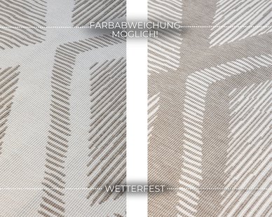 Hanse Home - Elle Decoration Gemini In- and Outdoor Reversible Rug Rhombus Linen - 80x150 cm