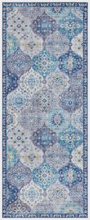 Hanse Home - Carpet Kashmir Ghom in Oriental-Optic Denim Blue - 120x160 cm