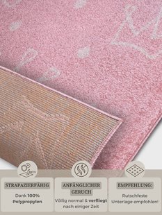 Hanse Home - Adventures children&apos;s carpet Crowns Rose - 160x235 cm