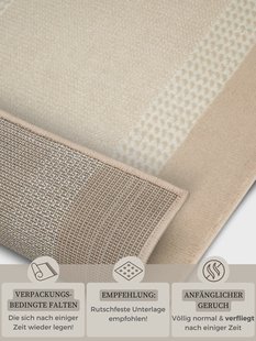 Hanse Home - Designer Velours Carpet Band - 160x230 cm