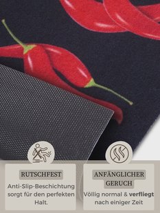 Hanse Home - Cook & Clean Anti-Slip Runner Chili Dance - 50x150 cm