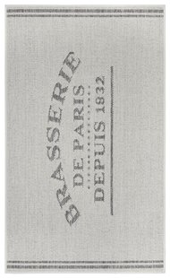 Hanse Home - Cucina Anti-Slip Runner Brasserie de Paris Creme Grey - 62x150 cm