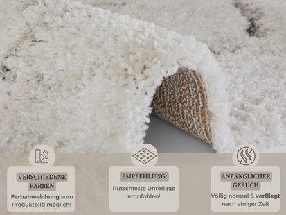 Hanse Home - Design Verlour Deep-Pile Carpet MAYRIN - 80x150 cm