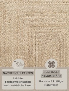 Hanse Home - Sharmila Jute Rug Sharmila Natural White - 80x200 cm
