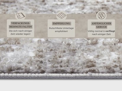 Hanse Home - Shine Design Carpet Style Grey Brown - 120x170 cm