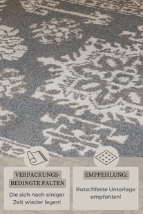 Hanse Home - Terrain Designer Shortpile Rug Flöde Grey Brown - 80x120 cm