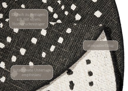 Hanse Home - Reversible carpet In-& Outdoor Bali - 140 cm