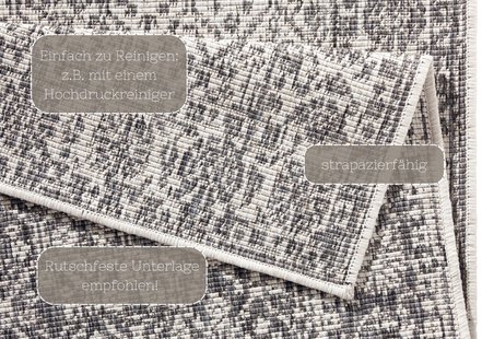 Hanse Home - Reversible carpet In-& Outdoor Curacao - 80x350 cm