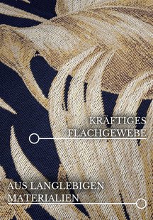 Hanse Home - Villeroy & Boch 1767 In- & Outdoor Rug Oktavie Dark Blue Gold - 160x235 cm