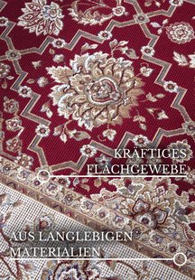 Hanse Home - Villeroy & Boch 1767 In- & Outdoor Rug Pierre Red Cream - 120x180 cm