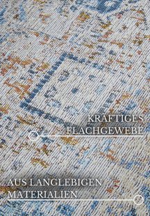 Hanse Home - Villeroy & Boch 1767 In- & Outdoor Rug Rene Cream Blue - 160x235 cm