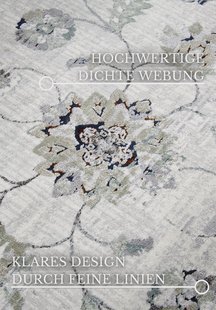 Hanse Home - Villeroy & Boch 1809 Shortpile Rug Franz Cream Multicolor - 190x280 cm