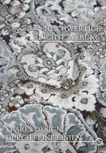 Hanse Home - Villeroy & Boch 1809 Shortpile Rug Helen Light Grey Multicolor - 230x340 cm