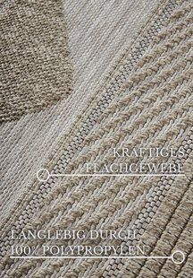 Hanse Home - Villeroy & Boch 1836 In- & Outdoor Rug Elisabeth Natural Brown - 190x290 cm