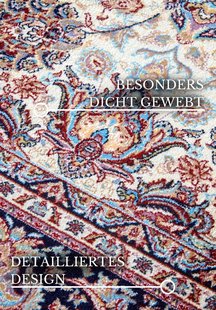 Hanse Home - Villeroy & Boch 1870 Short Pile Rug Alfred Cream Blue - 155x235 cm