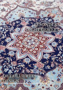 Hanse Home - Villeroy & Boch 1870 Short Pile Rug Etienne Blue Cream - 128x190 cm