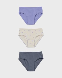 HEMA Kinderslips kersen - 3 stuks paars (paars)