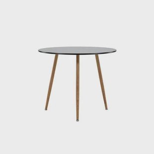 Hakaro Eetkamertafel - ø90 cm - Zwart Hakaro Eetkamertafel - ø90 cm - Zwart