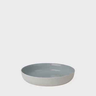 Sablo Stone Diep Bord 18, | Grijs | Blauw | Stoneware