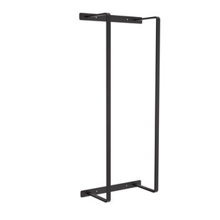 Handdoekrek BWS Jack Verticaal 67x28x14 cm Mat Zwart