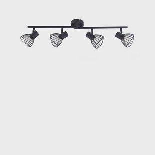 Lindby - Piena 4 Plafondlamp Zwart