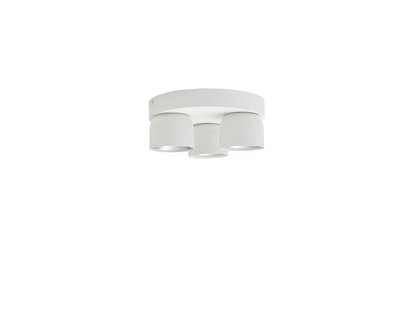 Pitcher 3 ronde plafondlamp wit Nordlux - Gang / Hal - Modern - Metaal - Meerdere lampen